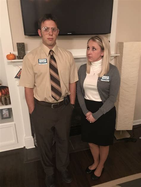 dwight and angela costume|dwight and angela costume ideas.